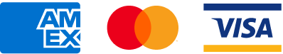 American Express, Mastercard and Visa